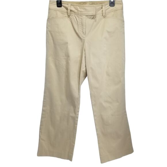 J. Crew Pants Womens 4 Flat Front Khaki Tan Ankle Pants - Picture 9 of 9